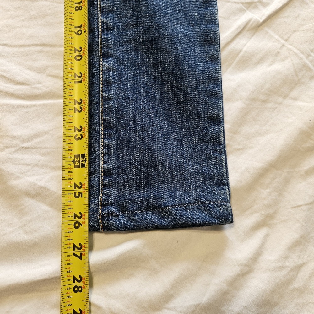 Azul By Moussy‎ Jeans Womens 25 Skinny Fit Blue Denim Super Stretch - Picture 7 of 9